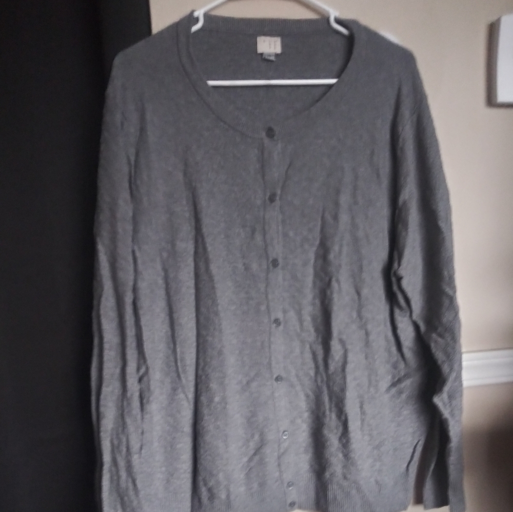 Gray Cardigan